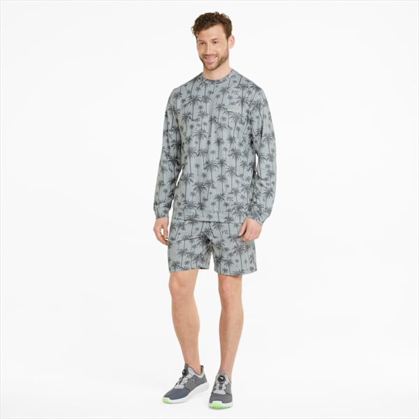 PUMA x Palm Tree Crew Lightweight Crew Neck Golf Sweatshirt Men, High Rise-QUIET SHADE, large-ZAF