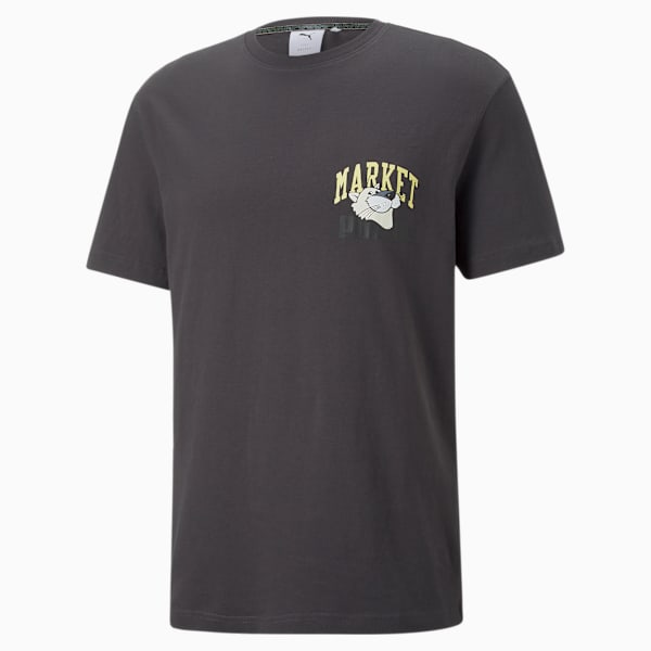 PUMA x MARKET Graphic Tee Men, Phantom Black, large-ZAF