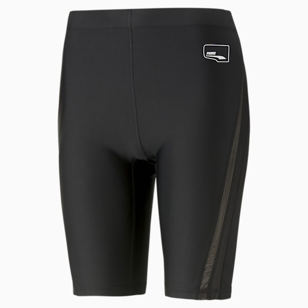 Shorts para mujer UPTOWN Bike, PUMA Black, large-ARG