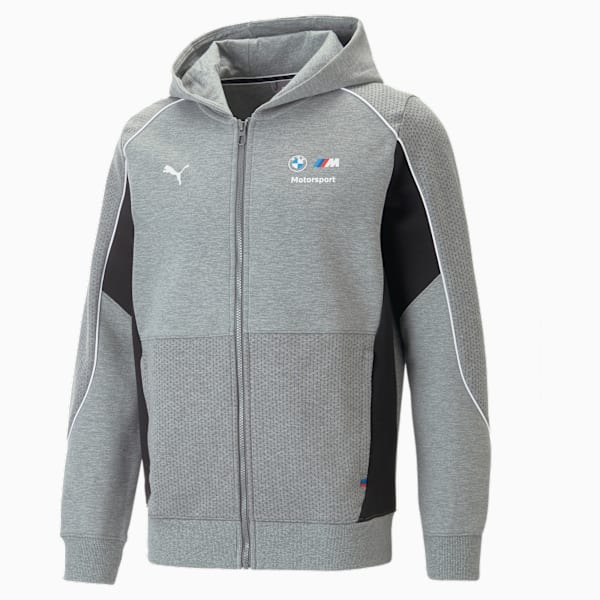 Campera con capucha de deporte para hombre BMW M Motorsport, Medium Gray Heather, large-ARG