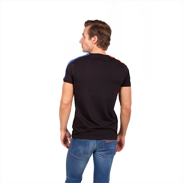 Remera deportiva para hombre T7 Iconic, PUMA Black-Royal Sapphire, large-ARG