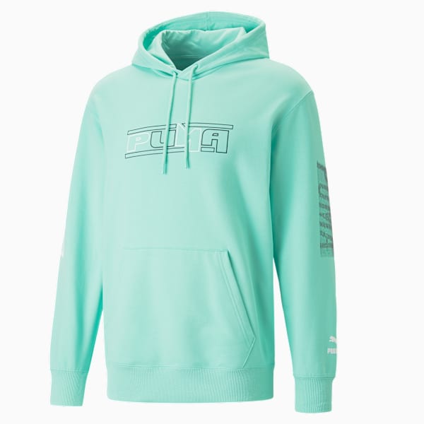 Buzo con capucha para hombre SWxP, Mint, large-ARG