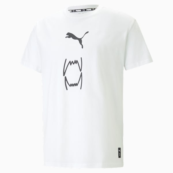 Remera de basketball Franchise Core para hombre, PUMA White, large-ARG