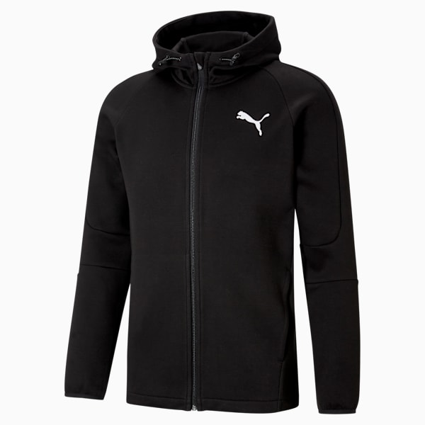 Campera con capucha para hombre Evostripe, Puma Black, large-ARG