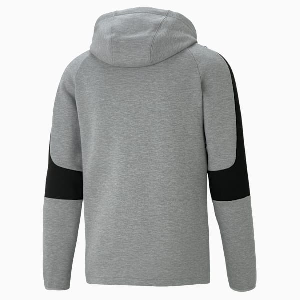 Campera con capucha para hombre Evostripe, Medium Gray Heather, large-ARG