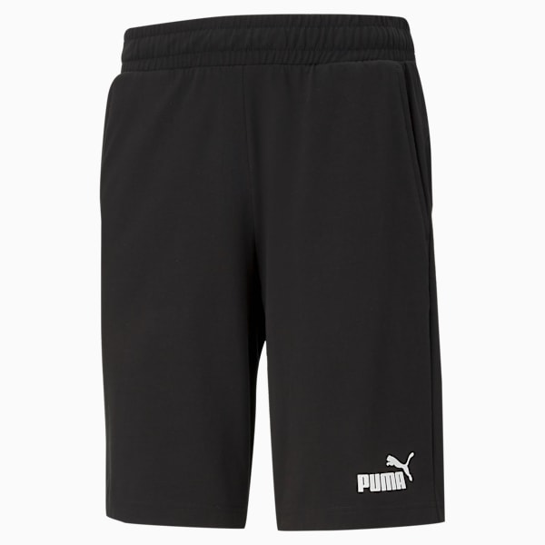 Shorts Essentials Jersey para hombre, Puma Black, large-MEX