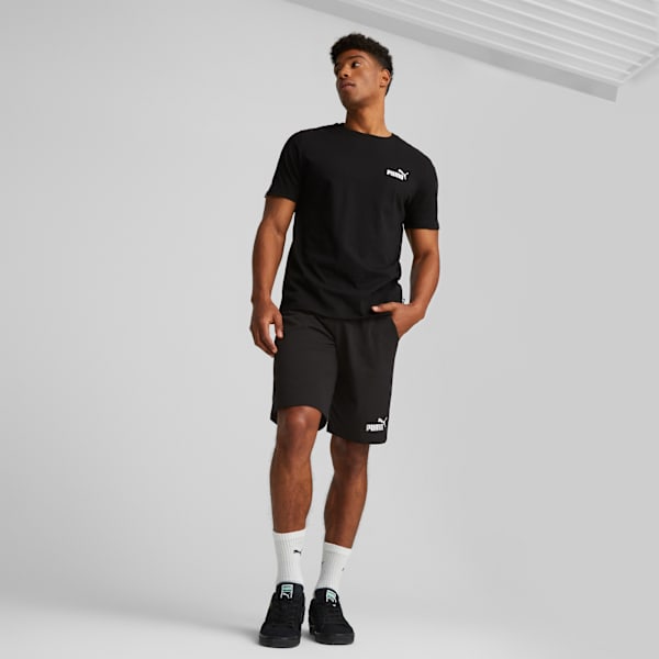Shorts Essentials Jersey para hombre, Puma Black, large-MEX