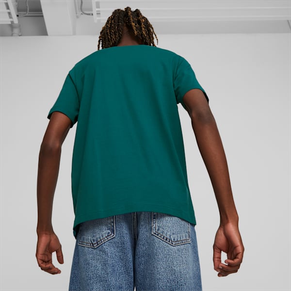 Camiseta Essentials+ 2 Colour Logo Masculina, Malachite, large-BRA