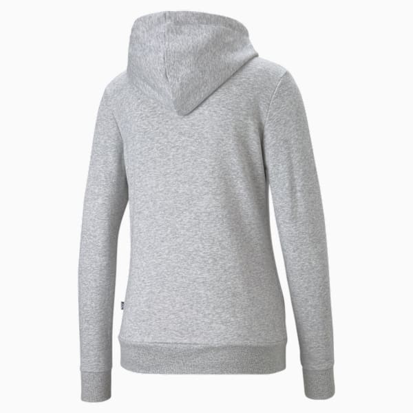 Essentials Logo Women's Hoodie, Light Gray Heather, large-MEX