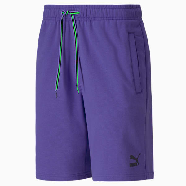 TFS Men's Shorts, Purple Corallites, large-ZAF