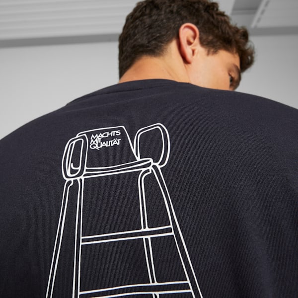 Remera manga larga MMQ Service Line, New Navy, large-ARG