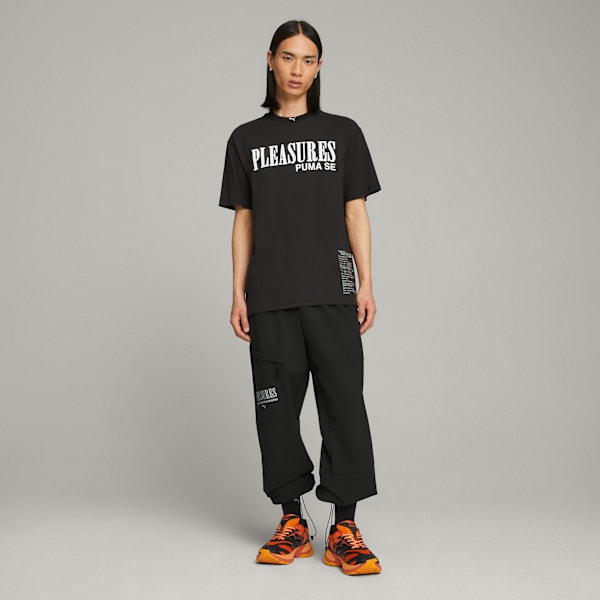 Remera PUMA x PLEASURES Typo, PUMA Black, large-ARG
