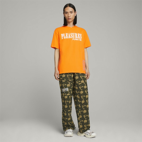 Remera PUMA x PLEASURES Typo, Orange Glo, large-ARG