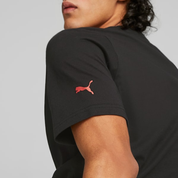 Remera deportiva para hombre Scuderia Ferrari Race, PUMA Black, large-ARG