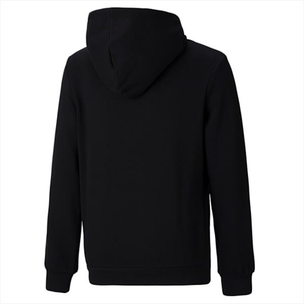 Buzo para niños con capucha y logotipo pequeño Essentials, PUMA Black, large-ARG