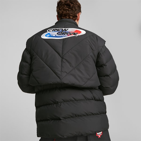 BMW M Motorsport Garage Crew Men's Jacket, PUMA Black, large-ZAF