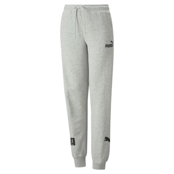 Pantalones de deporte juveniles POWER, Light Gray Heather, large-ARG