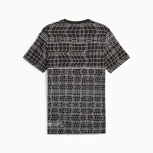 BMW M Motorsport Camo SDS Men's Tee, PUMA Black-AOP, large-ZAF
