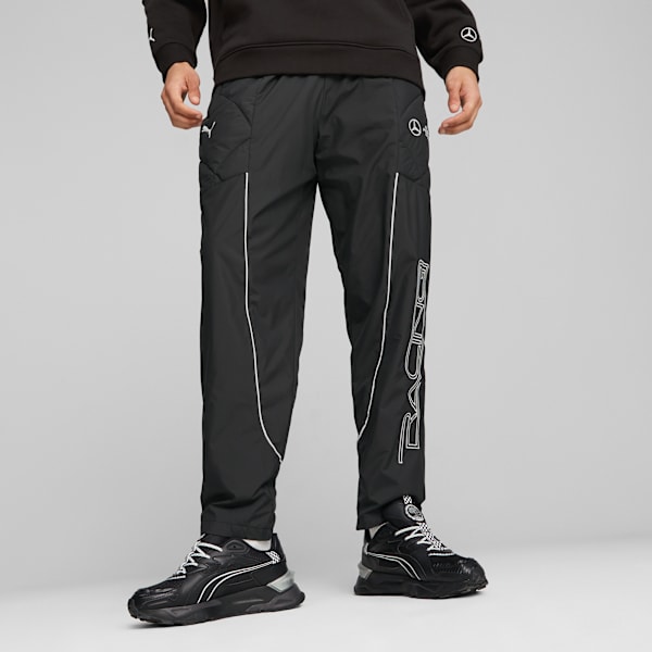 Mercedes-AMG Petronas Motorsport Garage Crew Men's Pants, PUMA Black, large-ZAF