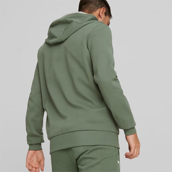 Mercedes-AMG PETRONAS Men's Motorsport Hooded Sweatshirt, Eucalyptus, large-ZAF
