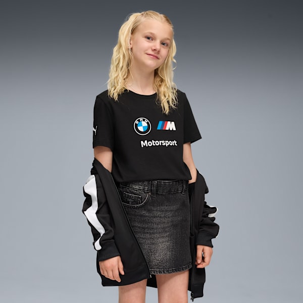 Playera  con el logotipo BMW M Motorsport Essentials, PUMA Black, large-MEX