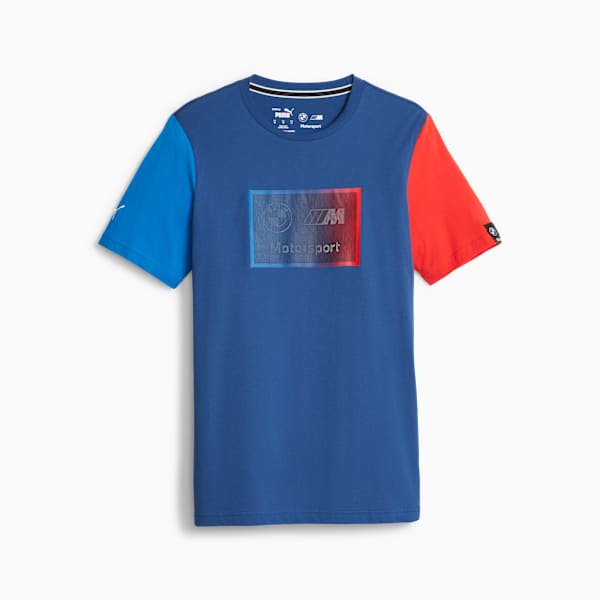BMW M Motorsport Men's Logo Tee, Pro Blue-M Color, large-ZAF