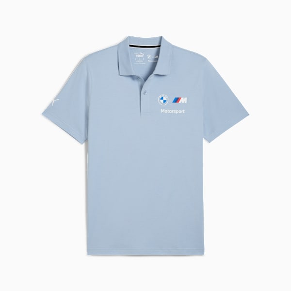 BMW M Motorsport Men's Polo, Blue Wash, large-MEX