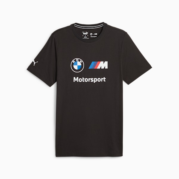 Remera ESS Logo para hombre BMW M Motorsport, PUMA Black, large-ARG