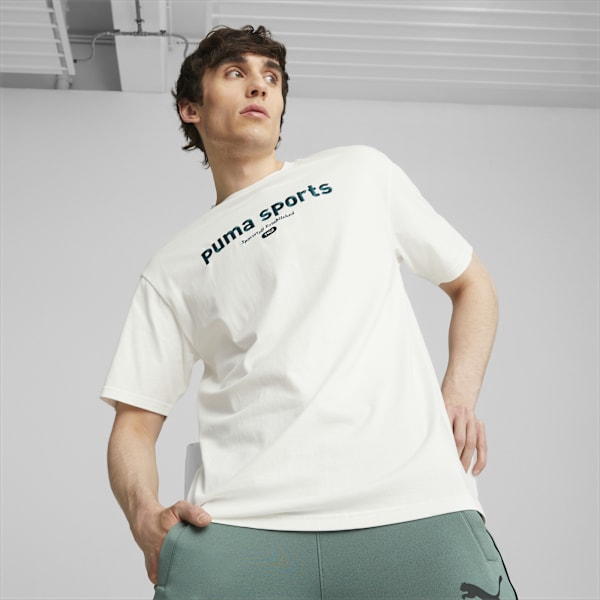 Remera para hombre PUMA Team, Warm White, large-ARG