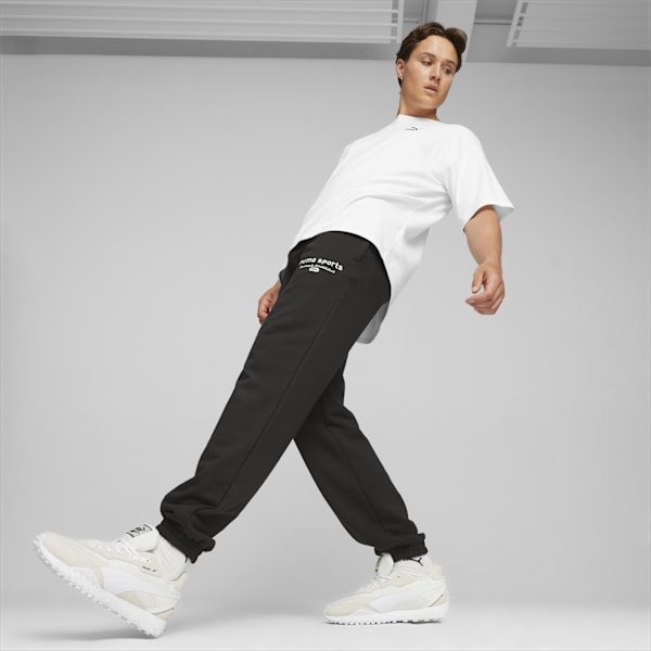 Pantalones deportivos para hombre PUMA TEAM, PUMA Black, large-ARG
