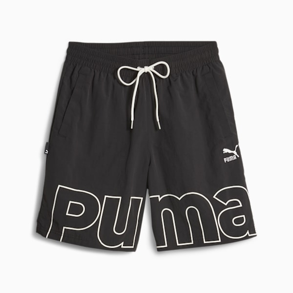 Shorts para hombre PUMA TEAM, PUMA Black, large-ARG