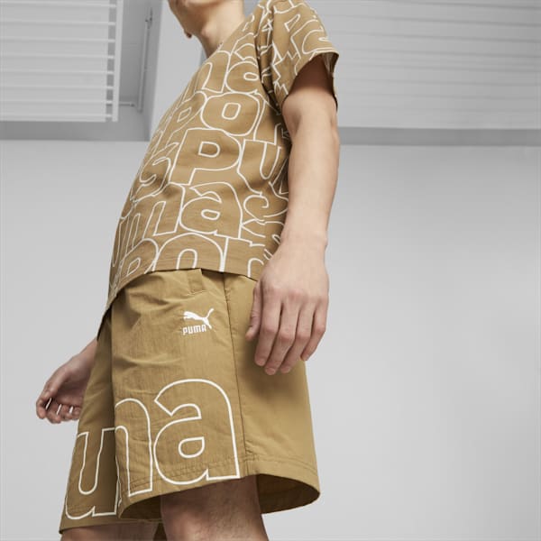 Shorts para hombre PUMA TEAM, Toasted, large-ARG