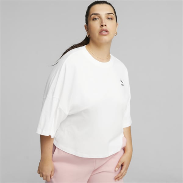 Remera para mujer Classics, PUMA White, large-ARG