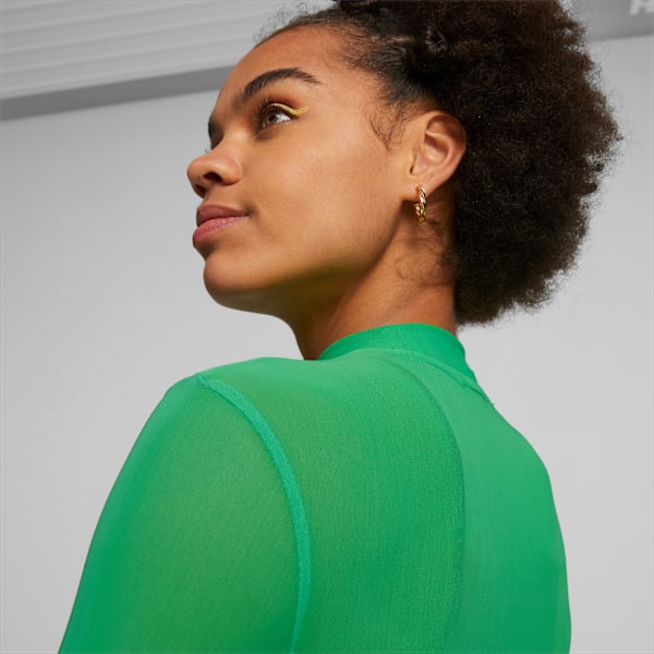 Camiseta Manga Longa DARE TO Feminina, Verde, large-BRA