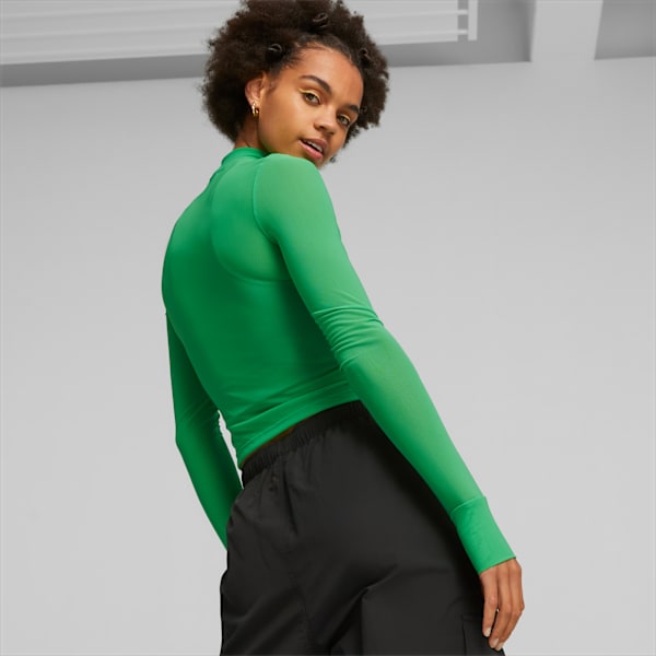 Camiseta Manga Longa DARE TO Feminina, Verde, large-BRA