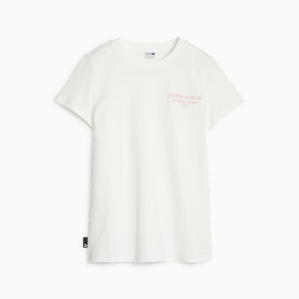 Remera para mujer PUMA TEAM, Warm White, large-ARG