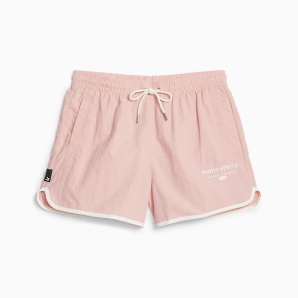 Shorts para mujer PUMA TEAM, Peach Smoothie, large-ARG