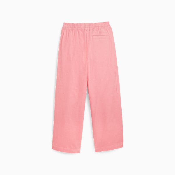 DOWNTOWN Women's Corduroy Pants, Peach Smoothie, large-ZAF
