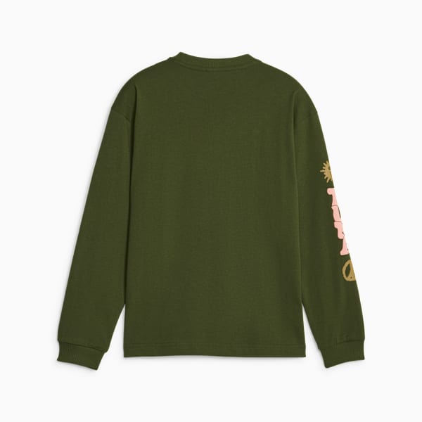 Downtown Graphic Youth Long Sleeve Tee, Myrtle, large-ZAF