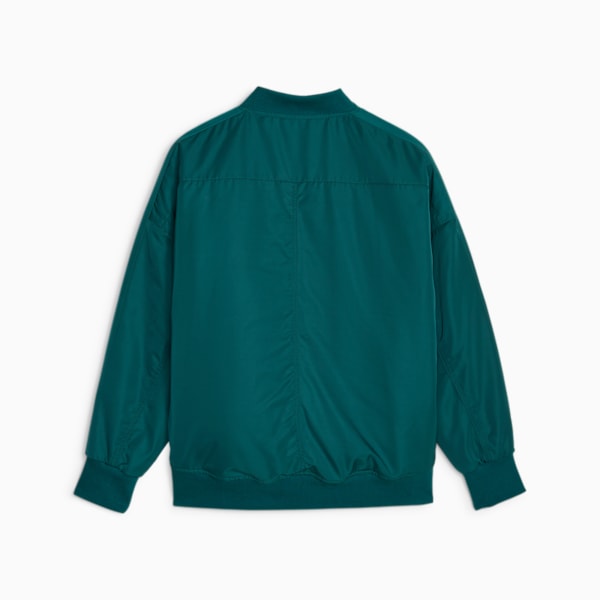 Chamarra de aviador T7 para mujer, Malachite, large-MEX