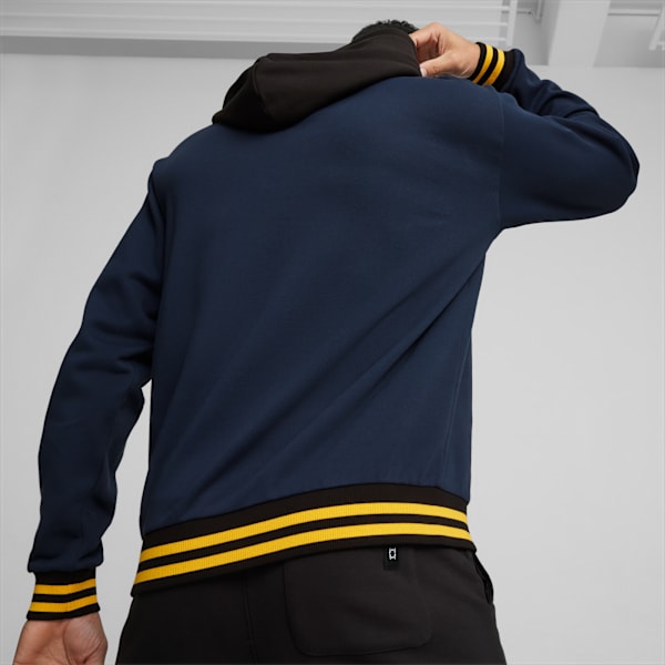 Buzo de basketball para hombre Franchise Core, Club Navy-PUMA Black, large-ARG