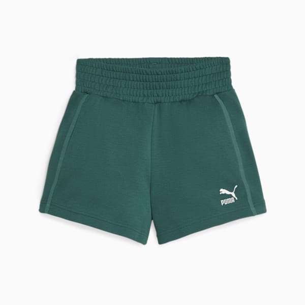 Shorts de cintura alta T7 para mujer, Malachite, large-ARG
