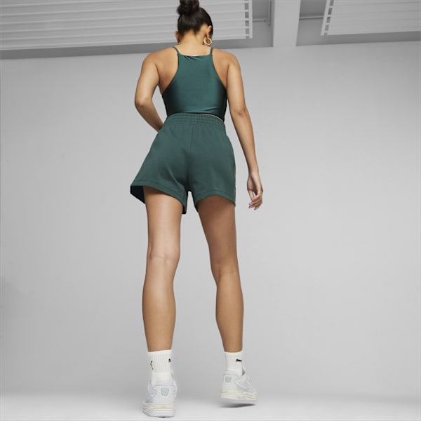 Shorts de cintura alta T7 para mujer, Malachite, large-ARG