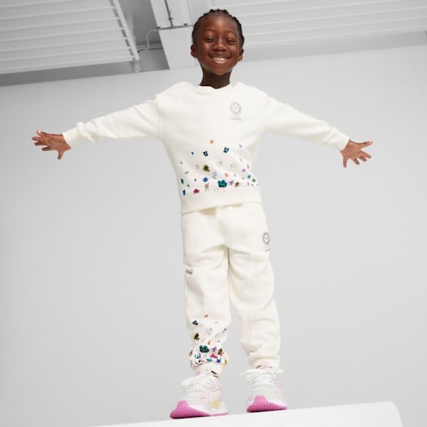 PUMA x LIBERTY Kids' Sweatpants, Warm White, large-ZAF