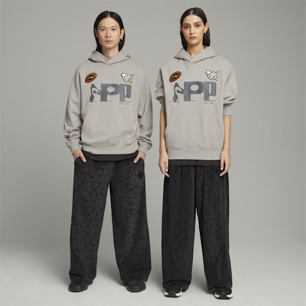 Buzo con capucha PUMA x P.A.M. Graphic, Concrete Gray, large-ARG