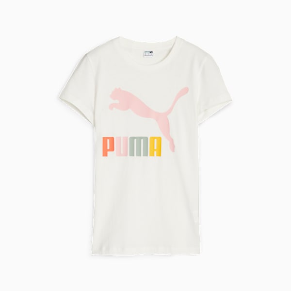 Camiseta Classics Logo Feminina, Warm White, large-BRA