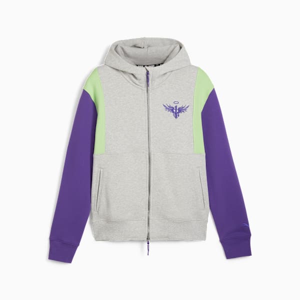 Sudadera PUMA x LAMELO BALL Toxic para Hombre, Light Gray Heather, large-MEX