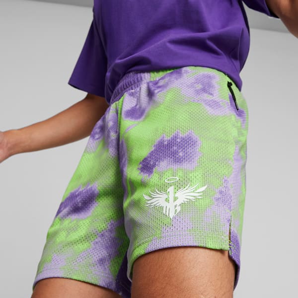 Short de basketball MELO X TOXIC AOP, Team Violet, large-ARG
