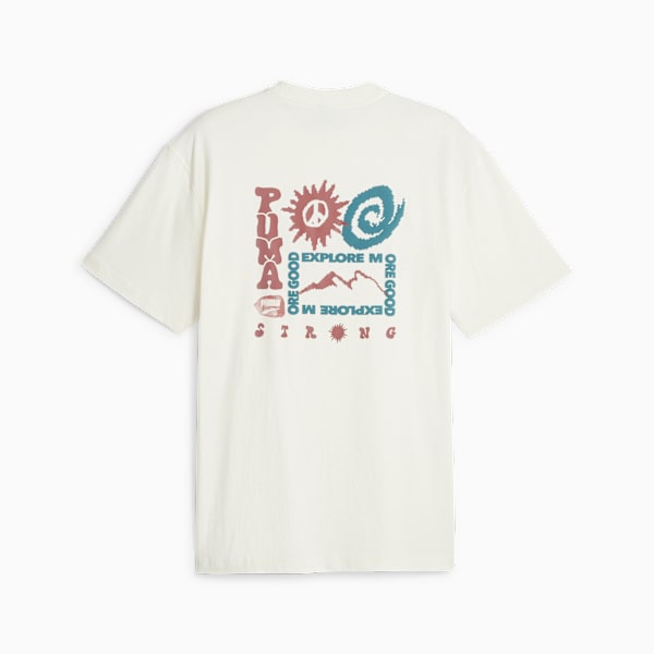 Remera para hombre DOWNTOWN Graphic, Warm White, large-ARG