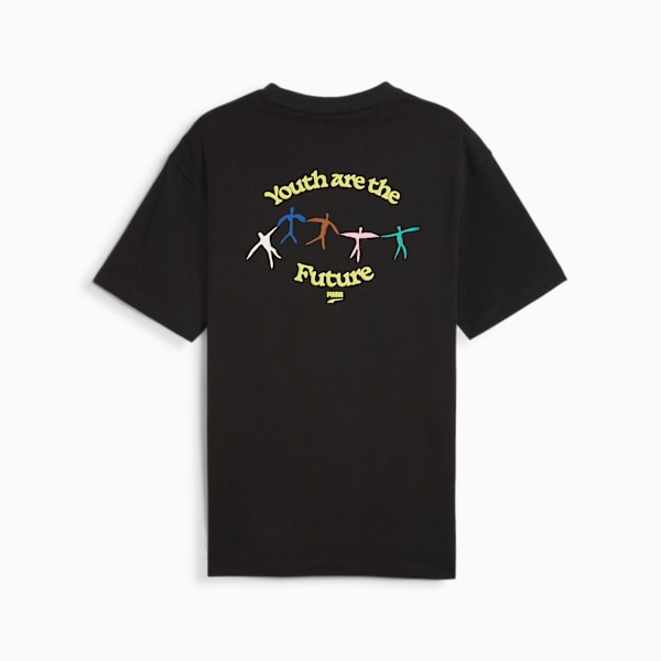 Remera juvenil DOWNTOWN 180, PUMA Black, large-ARG